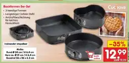 Netto Marken-Discount Cucinova Backformen 3er-Set Angebot