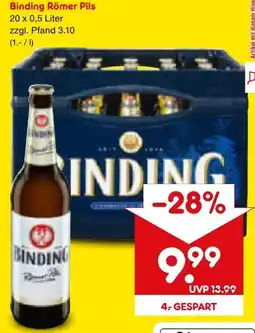 Netto Marken-Discount Binding Römer Pils Angebot