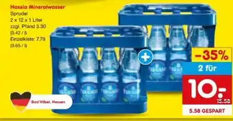 Netto Marken-Discount Hassia Mineralwasser Angebot