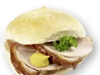 Scheck-in-Center Scheck-in Center Schweinekrustenbraten im Brötchen Angebot
