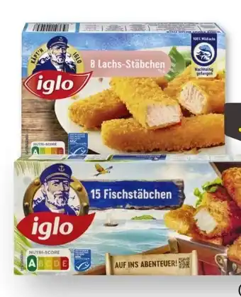 Scheck-in-Center Iglo Fischstäbchen Angebot