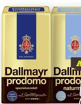 Scheck-in-Center Dallmayr Prodomo Kaffee Angebot