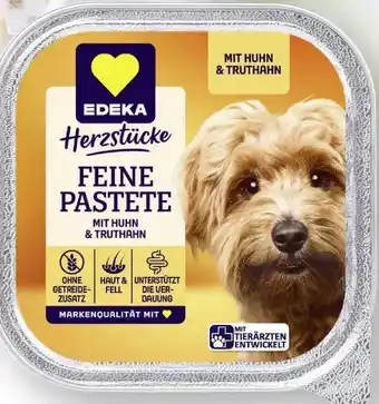 Scheck-in-Center Edeka Herzstücke Feine Pasteten Hundenahrung Angebot