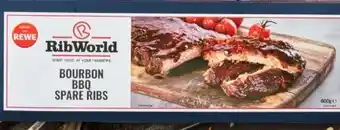 REWE Center Rib World Bourbon BBQ Spare Ribs Angebot