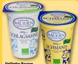 REWE Center Upländer Bauern Molkerei Bio Schlagsahne Angebot