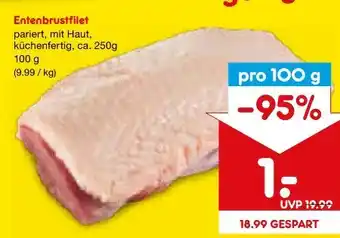 Netto Marken-Discount Entenbrustfilet Angebot