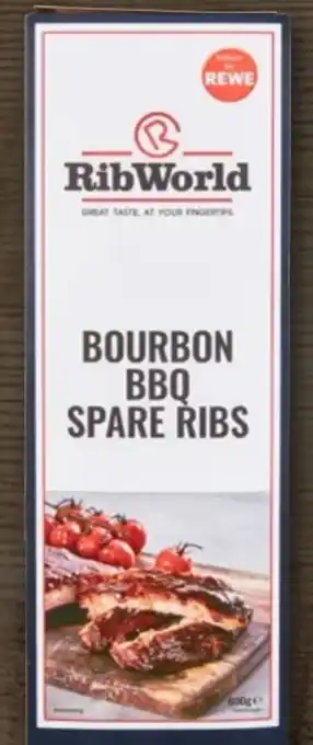 REWE Rib World Bourbon BBQ Spare Ribs Angebot