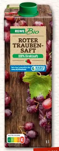 nahkauf Rewe Bio Roter Traubensaft Angebot