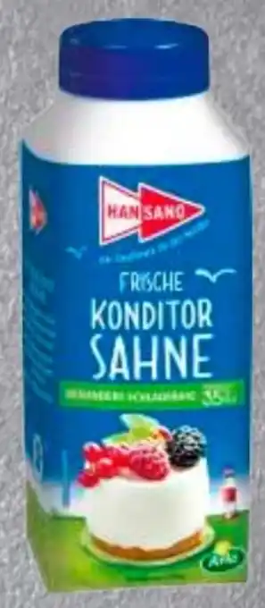 Edeka Hansano Frische Konditor-Sahne Angebot