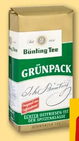REWE Bünting Tee Grünpack Echter Ostfriesen-Tee Angebot