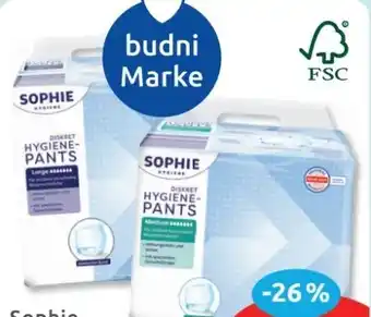Budni Sophie Hygienepants Angebot