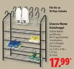 Lidl Livarno Home Schuhregal Angebot