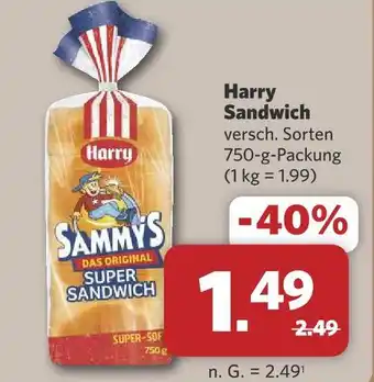 Combi Harry sandwich Angebot