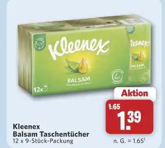 Combi Kleenex balsam taschentücher Angebot