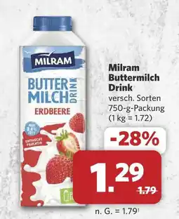 Combi Milram buttermilch drink Angebot