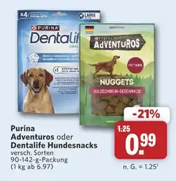 Combi Purina adventuros hundesnacks Angebot