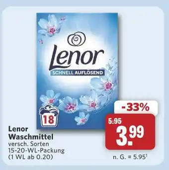Combi Lenor waschmittel Angebot