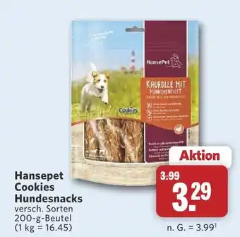 Combi Hansepet cookies hundesnacks Angebot