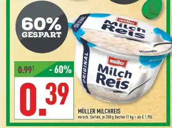 Marktkauf Müller milchreis Angebot
