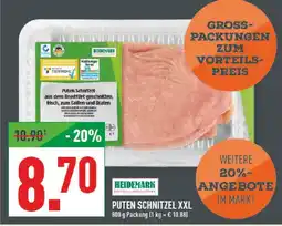 Marktkauf Heidemark puten schnitzel xxl Angebot