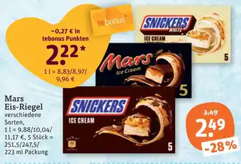 tegut Mars eis-riegel Angebot