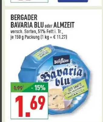 Marktkauf Bergader bavaria blu Angebot