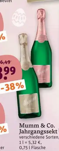 tegut Mumm & co. jahrgangssekt Angebot