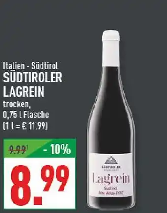 Marktkauf Südtiroler lagrein Angebot