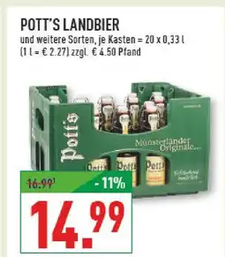 Marktkauf Pott's landbier Angebot