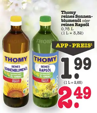 E-Center Thomy reines sonnenblumenöl Angebot