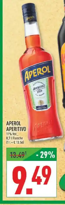 Marktkauf Aperol aperitivo Angebot