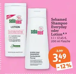tegut Sebamed everyday shampoo oder lotion Angebot