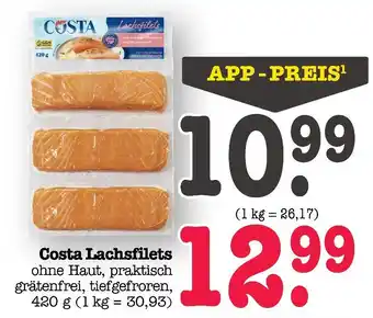 E-Center Costa lachsfilets Angebot
