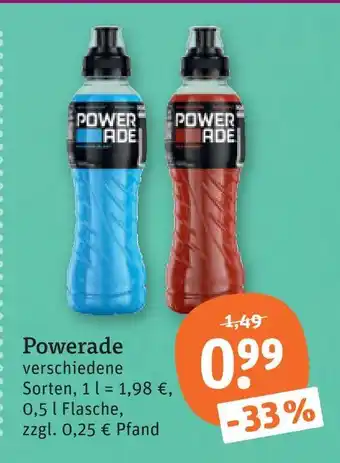 tegut Powerade Angebot