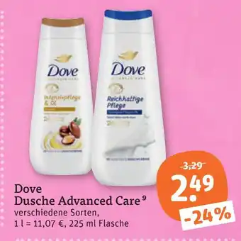 tegut Dove dusche advanced care Angebot