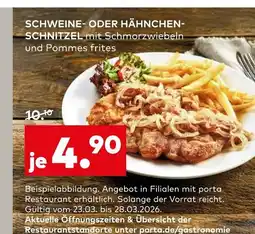 porta Schweine- oder hähnchen-schnitzel Angebot