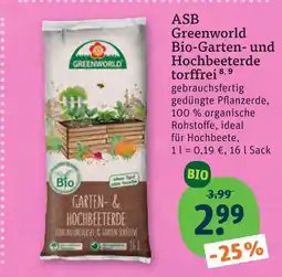 tegut Greenworld bio-garten- und hochbeeterde torffrei Angebot