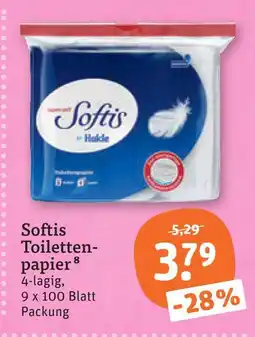 tegut Softis toilettenpapier Angebot