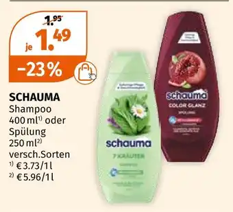 Müller Schauma shampoo Angebot