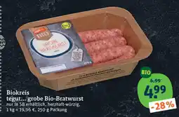 tegut Tegut... grobe bio-bratwurst Angebot
