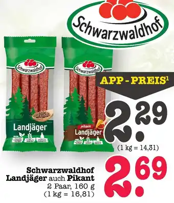 E-Center Schwarzwaldhof landjäger Angebot