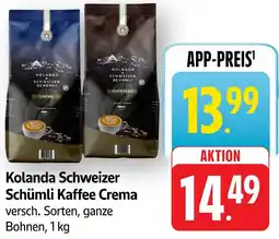Edeka Kolanda schweizer schümli kaffee crema Angebot