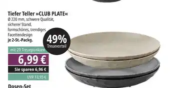 Edeka Tiefer teller club plate Angebot