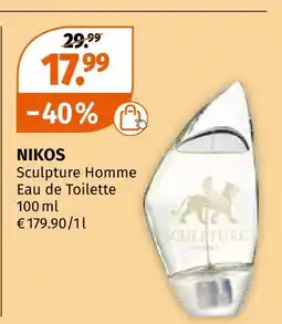 Müller Nikos sculpture homme eau de toilette Angebot