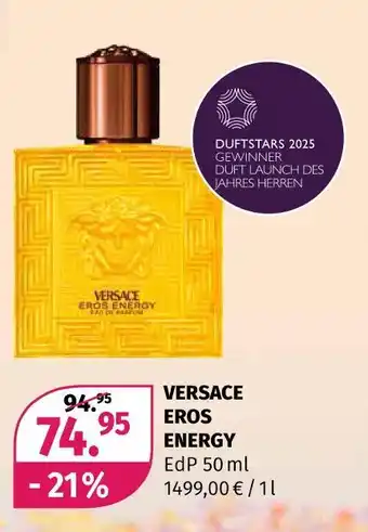 Müller Versace eros energy Angebot