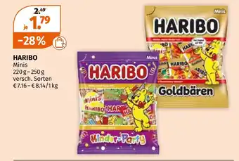 Müller Haribo minis Angebot