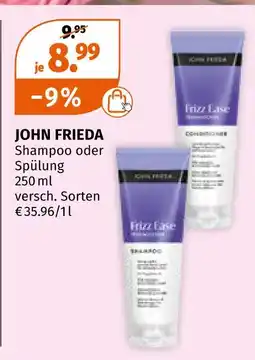 Müller John frieda shampoo oder spülung Angebot