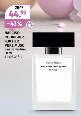 Müller Narciso rodriguez for her pure musc Angebot
