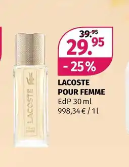 Müller Lacoste pour femme Angebot