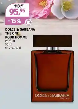 Müller Dolce & gabbana the one pour homme Angebot